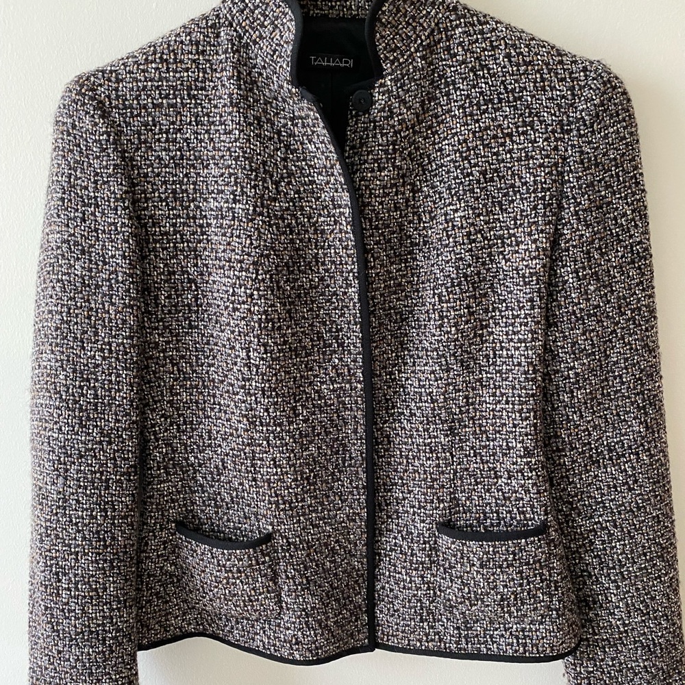 Tahari Tweed Jacket XS